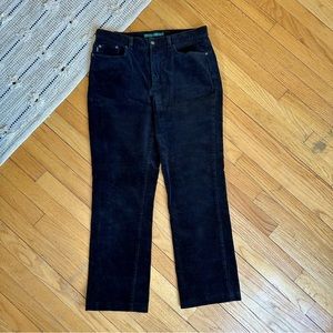 Black Ralph Lauren Corduroy pants